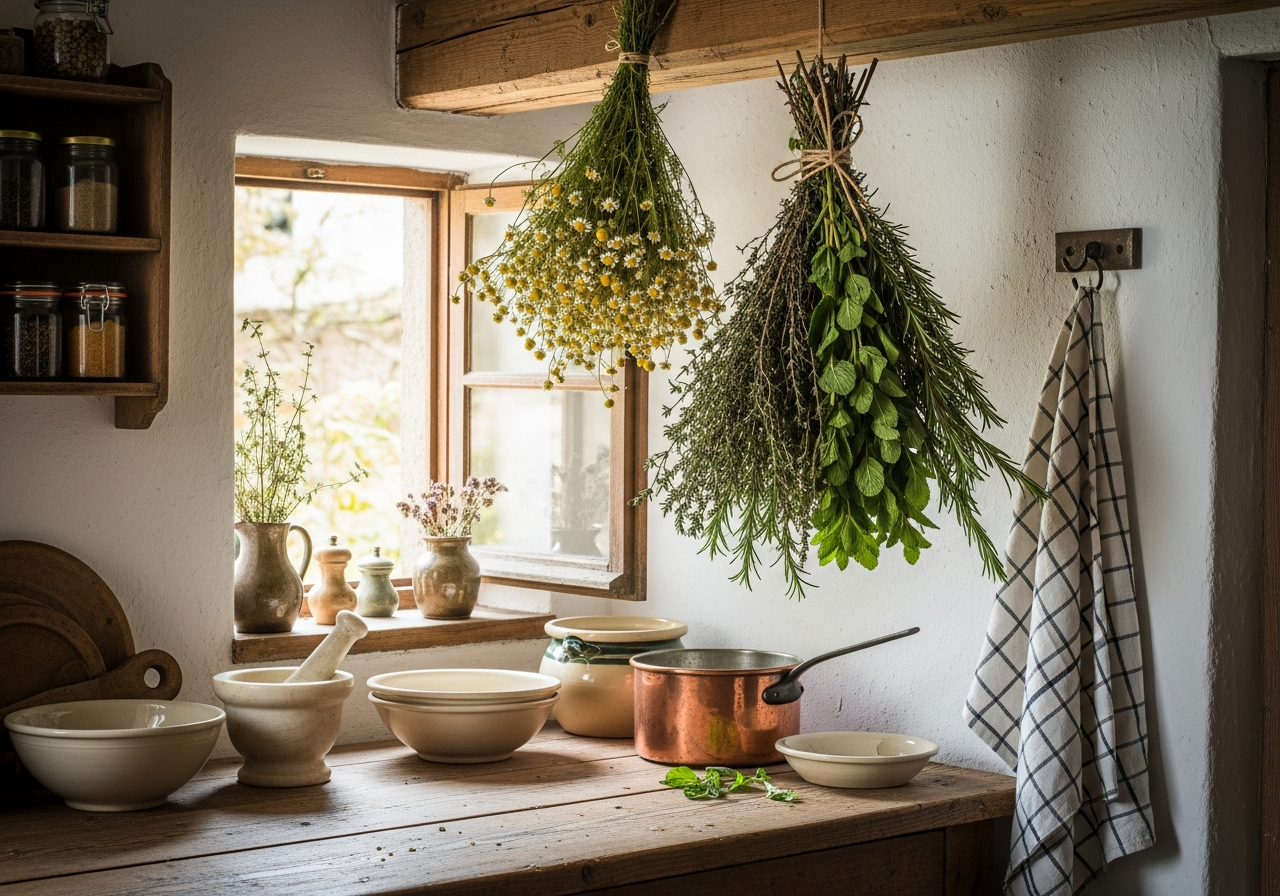 Kräuter aus dem Garten